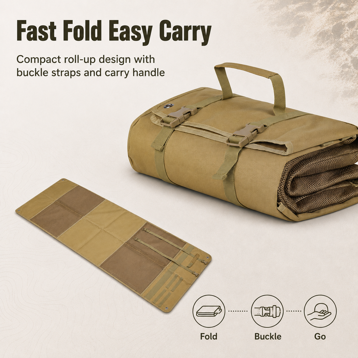 Outdoor Camping Mat Waterproof - Portable Tactical Ground Mat Durable Waterproof