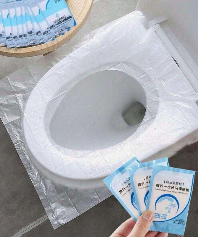 Outdoor Camping Mat Waterproof - Waterproof Disposable Toilet Seat Protectors (10/20Pack)
