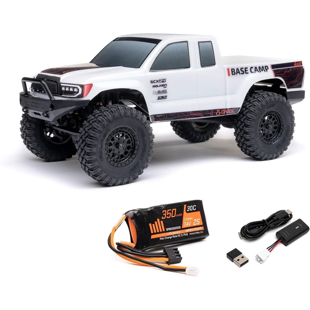 Outdoor Camping Vehicle - 1/24 Scale SCX24 Base Camp 4x4