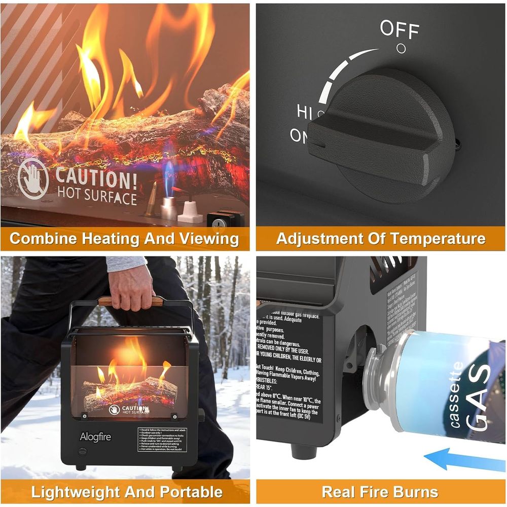 Compact 3-in-1 Outdoor Butane  - Outdoor Camping Fire Pit ulasan dan harga