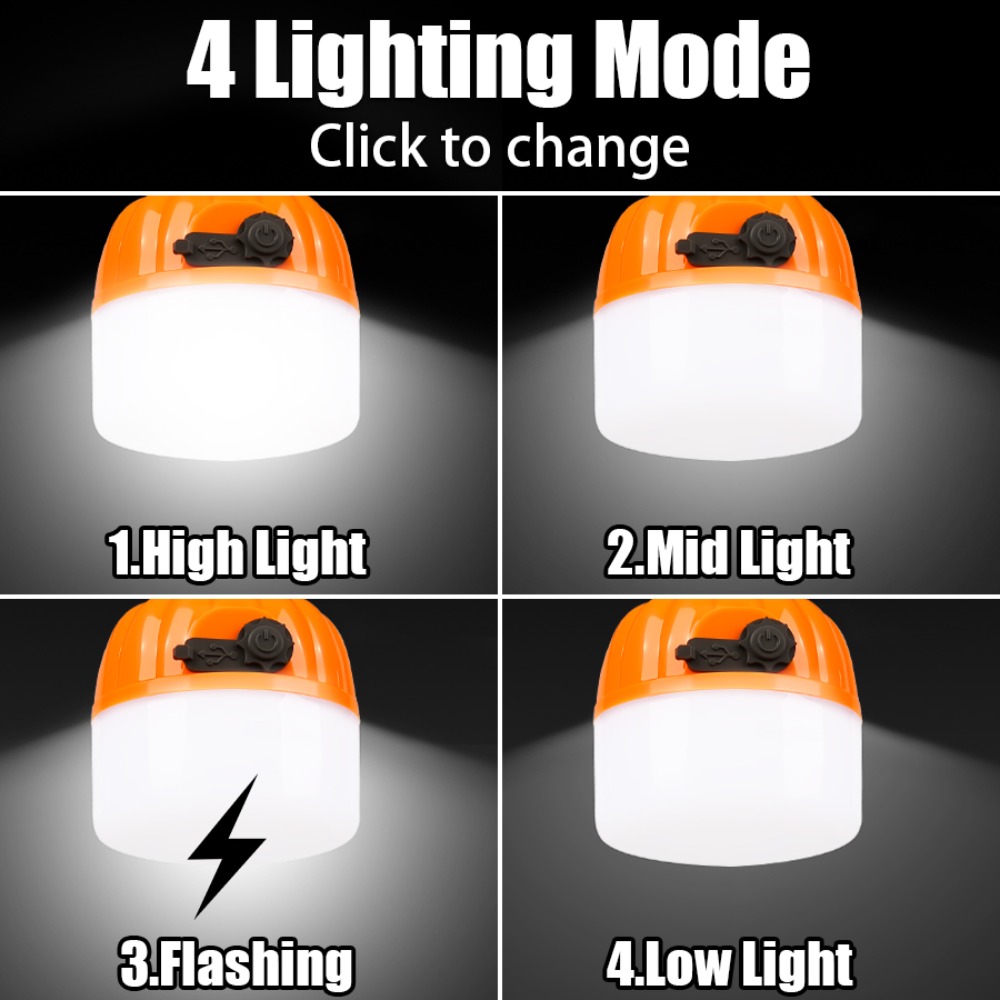Portable Mini Camping Lamp 4 L - Outdoor Camping Lantern ulasan dan harga