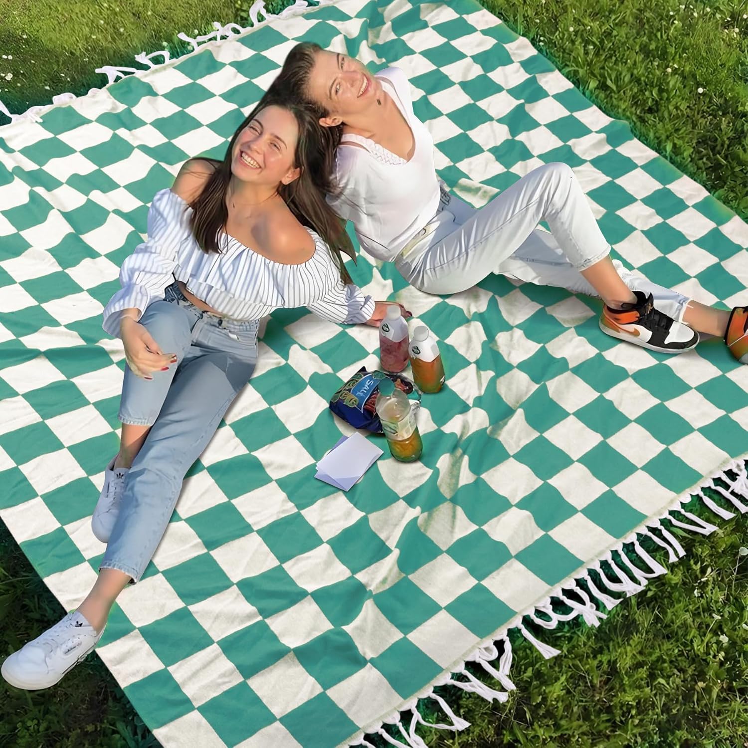 Large Picnic Blanket Outdoor M - Outdoor Camping Mats Large ulasan dan harga