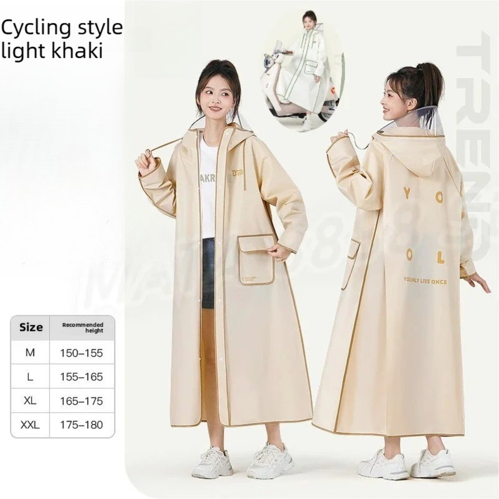 Waterproof  Hooded Raincoat, U - Camping Rain Poncho ulasan dan harga