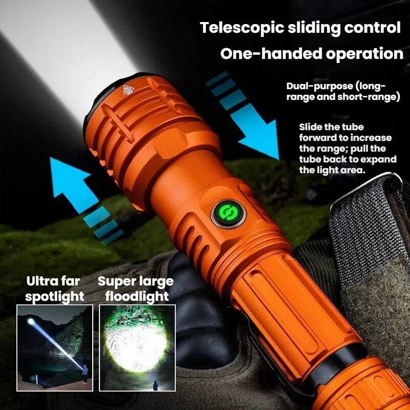 Strong Light LED Flashlight Zo - Outdoor Camping Lantern ulasan dan harga