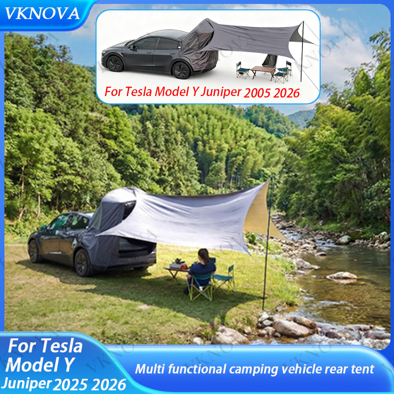 For Tesla Model Y Camping Car  - Outdoor Camping Car Tail Tent ulasan dan harga