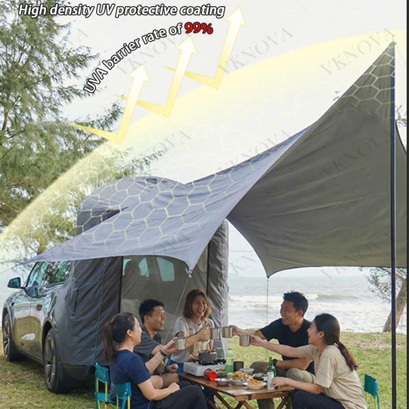 For Tesla Model Y Camping Car  - Outdoor Camping Car Tail Tent ulasan dan harga