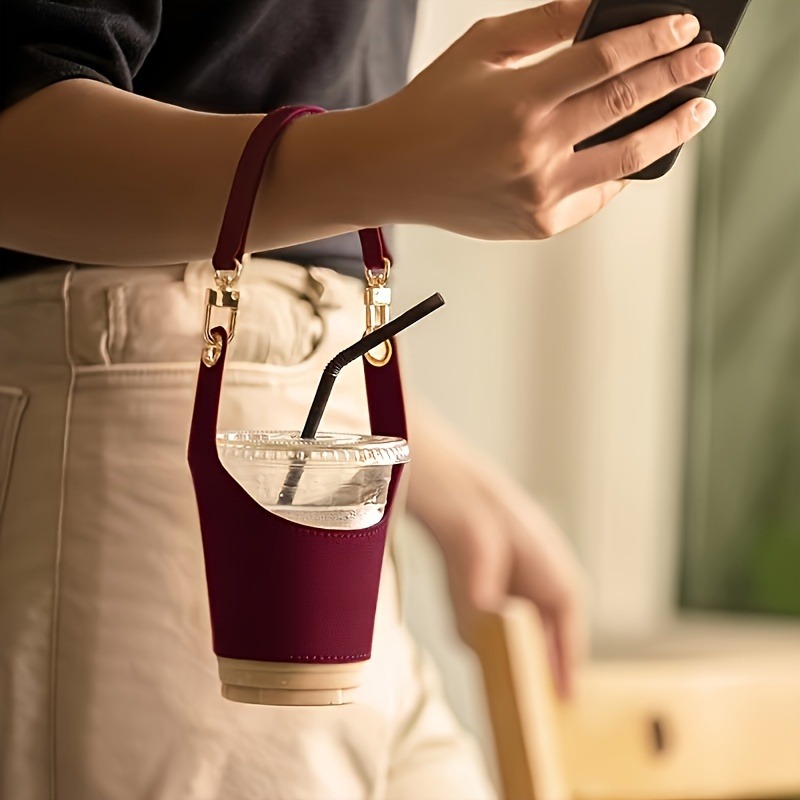 Portable Drink Cup Tote Bag, C - Outdoor Camping Shop ulasan dan harga