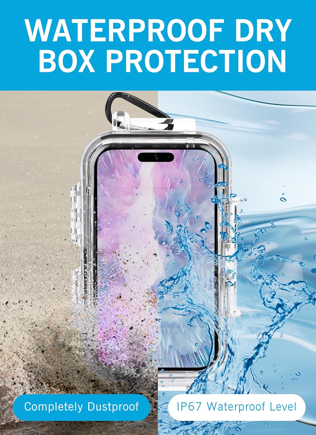 Waterproof Dry Box IP68 Dustpr - Outdoor Camping Box ulasan dan harga