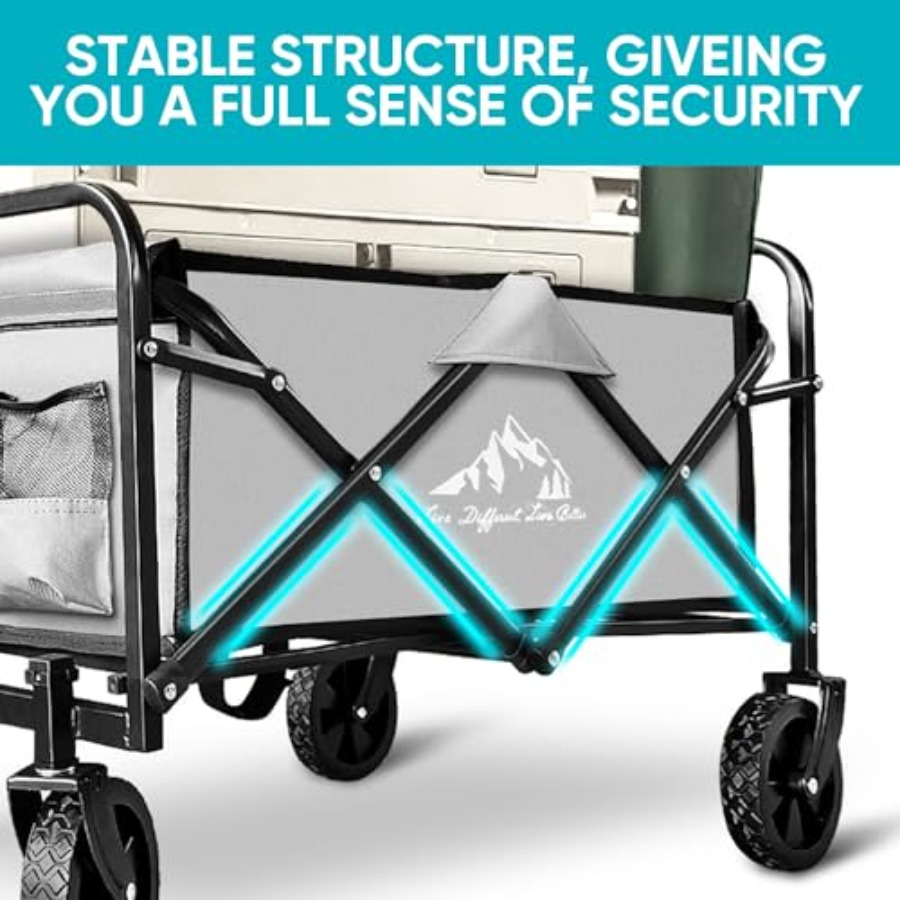 Collapsible Foldable Wagon, Be - Outdoor Camping Shop ulasan dan harga