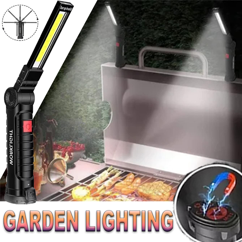 Portable LED Flashlight with M - Outdoor Camping Lantern ulasan dan harga
