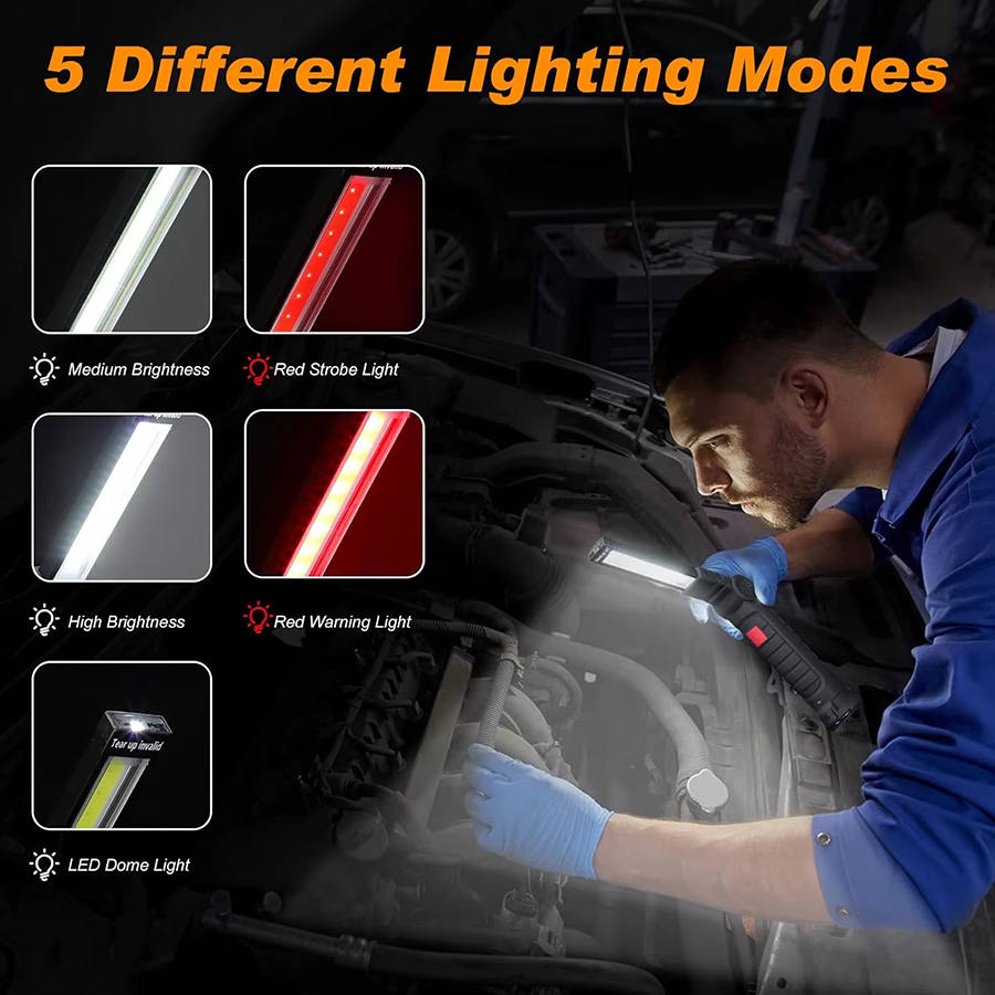 Portable LED Flashlight with M - Outdoor Camping Lantern ulasan dan harga