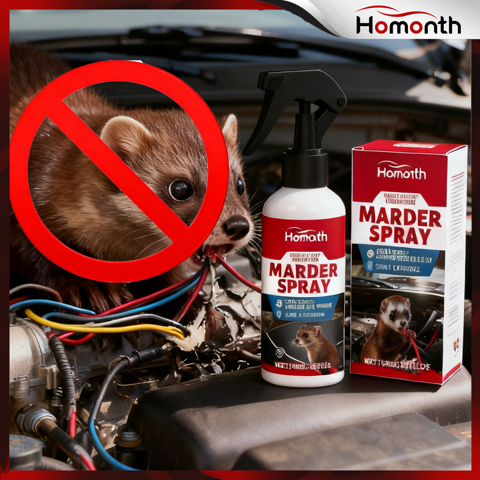 Powerful Mink Deterrent Spray  - Outdoor Camping Vehicle ulasan dan harga