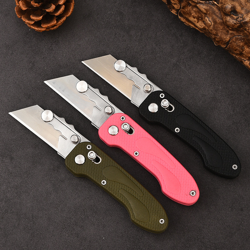 Folding Utility Knife Anti Sli - Outdoor Camping Wallpaper ulasan dan harga