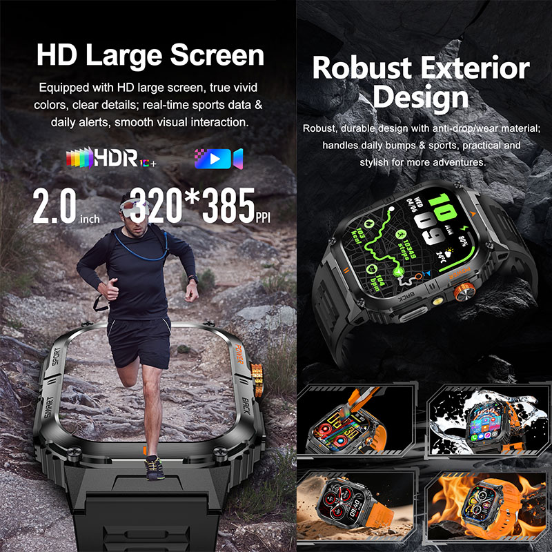 Military Smartwatch Outdoor Sp - Outdoor Camping Japan ulasan dan harga