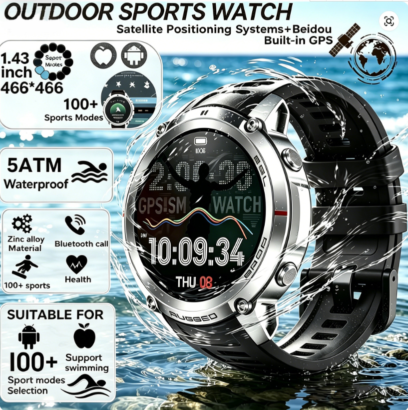 2026 Smart Watch Outdoor Sport - Outdoor Camping Japan ulasan dan harga