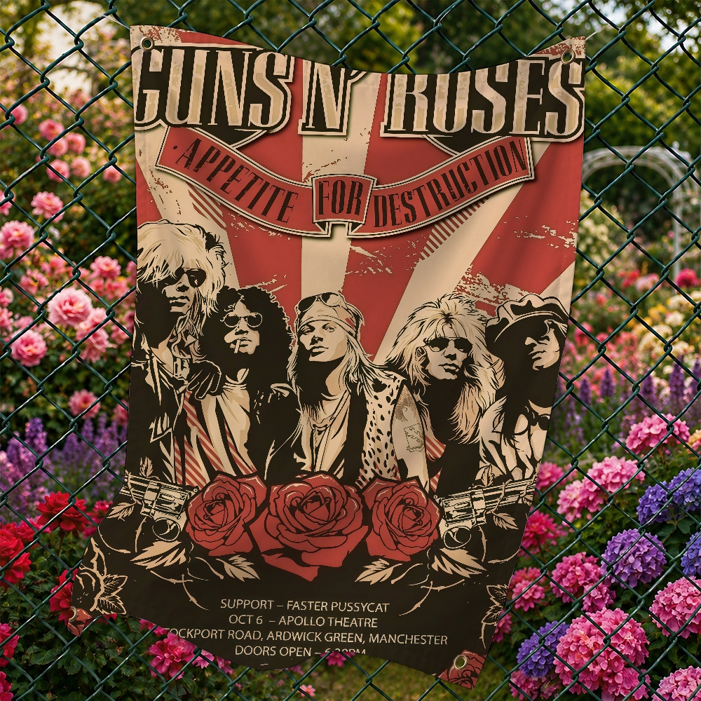 G-GUNS N R-ROSES Rock Brand Wa - Outdoor Camping Wallpaper ulasan dan harga