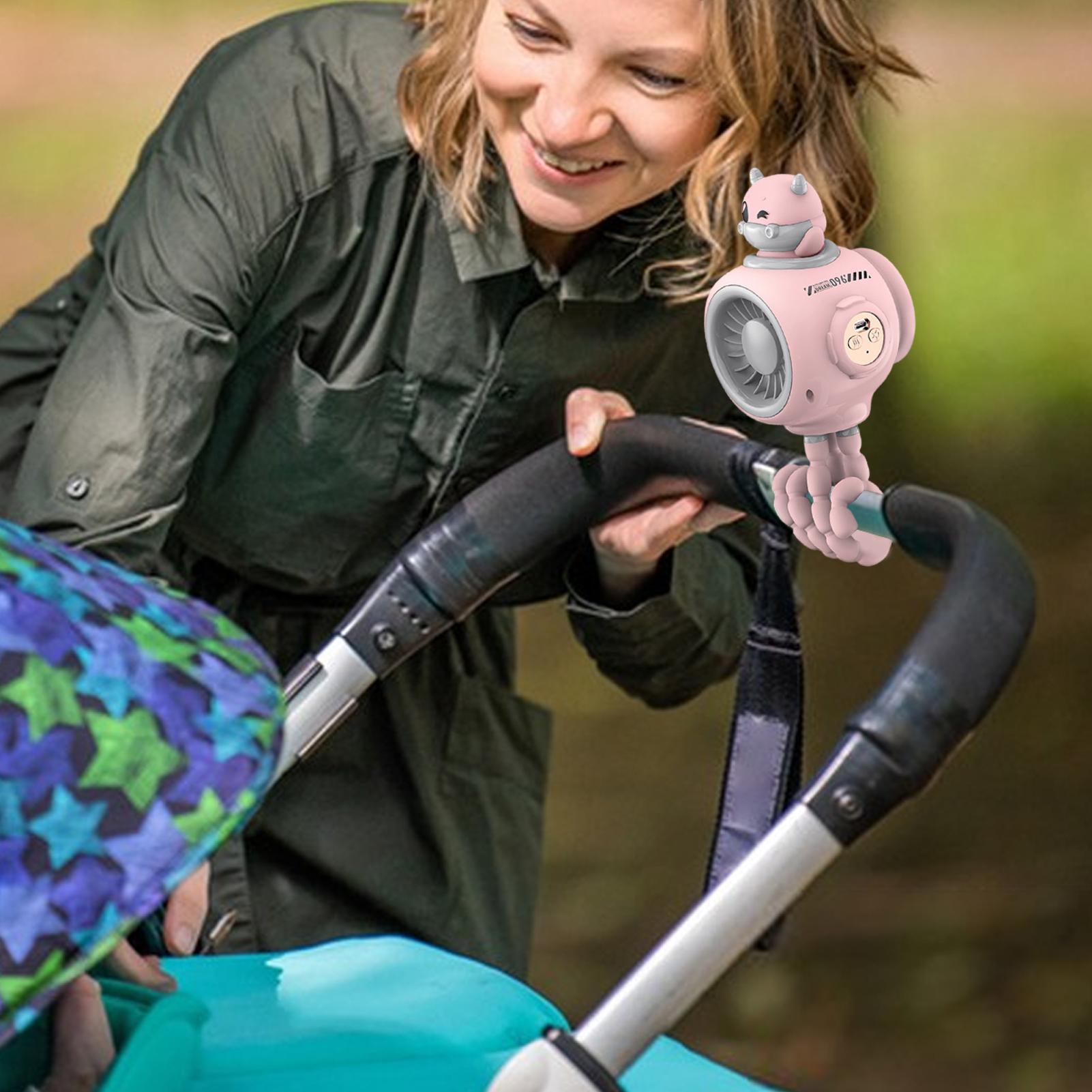 Stroller Misting Fan Clip Fan  - Outdoor Camping Shop ulasan dan harga