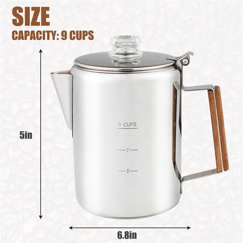 HOT Coffee Percolators Stoveto - Camp Percolator Coffee ulasan dan harga