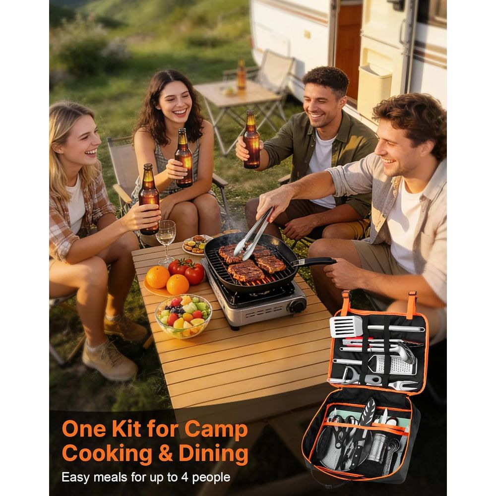 Compact Camping Kitchen Set wi - Outdoor Camping Kitchen ulasan dan harga