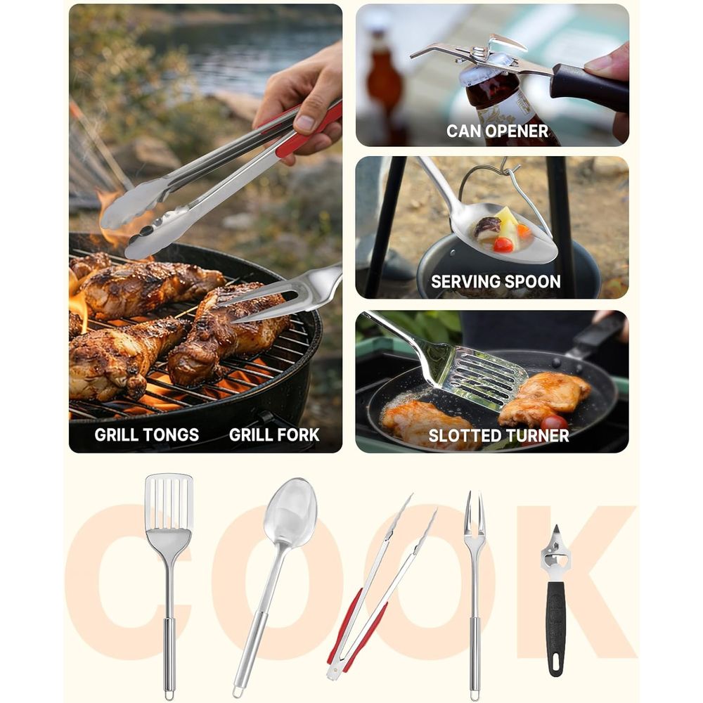 Compact Camping Kitchen Set wi - Outdoor Camping Kitchen ulasan dan harga