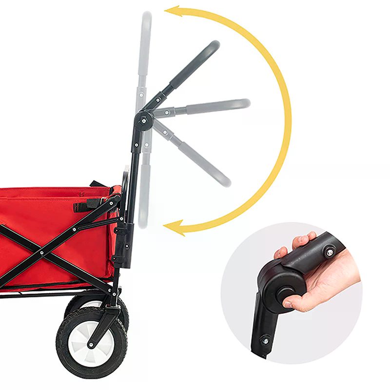 Foldable Folding Cart Push Han - Outdoor Camping Vehicle ulasan dan harga