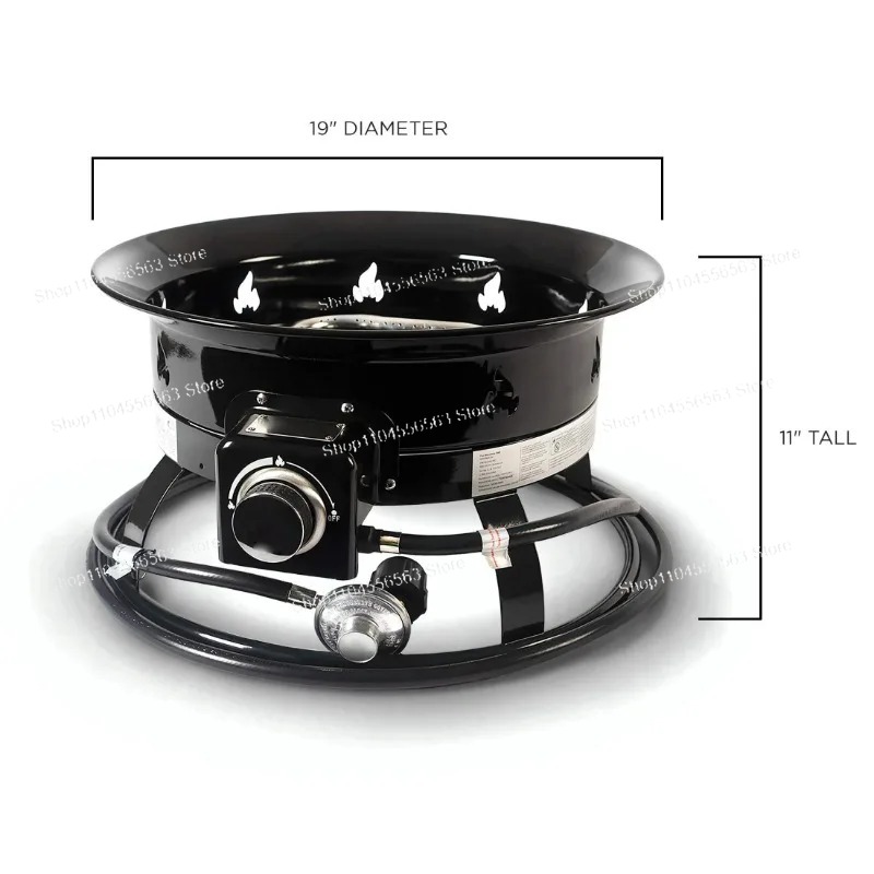 Portable Propane Fire Pit 58,0 - Outdoor Camping Fire Pit ulasan dan harga
