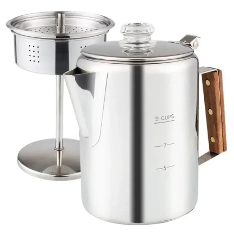 Stainless Steel Camping Coffee - Camp Percolator Coffee ulasan dan harga
