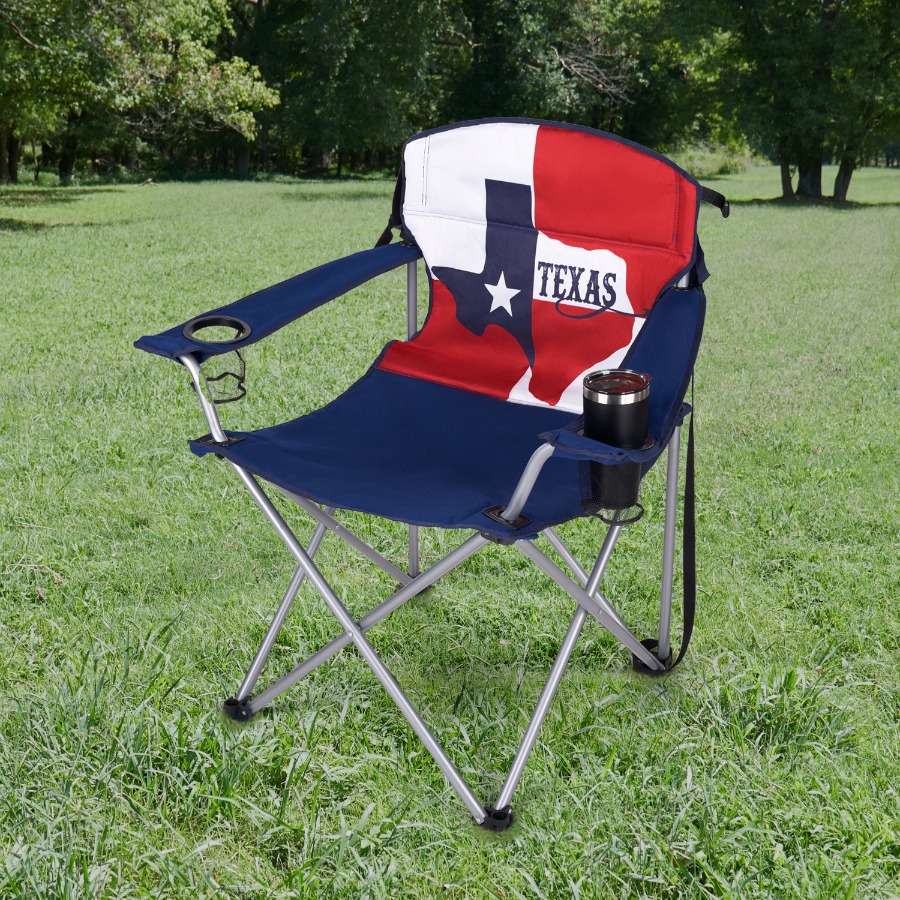 Texas Big Tall Camp Chair with - Outdoor Camping In Texas ulasan dan harga