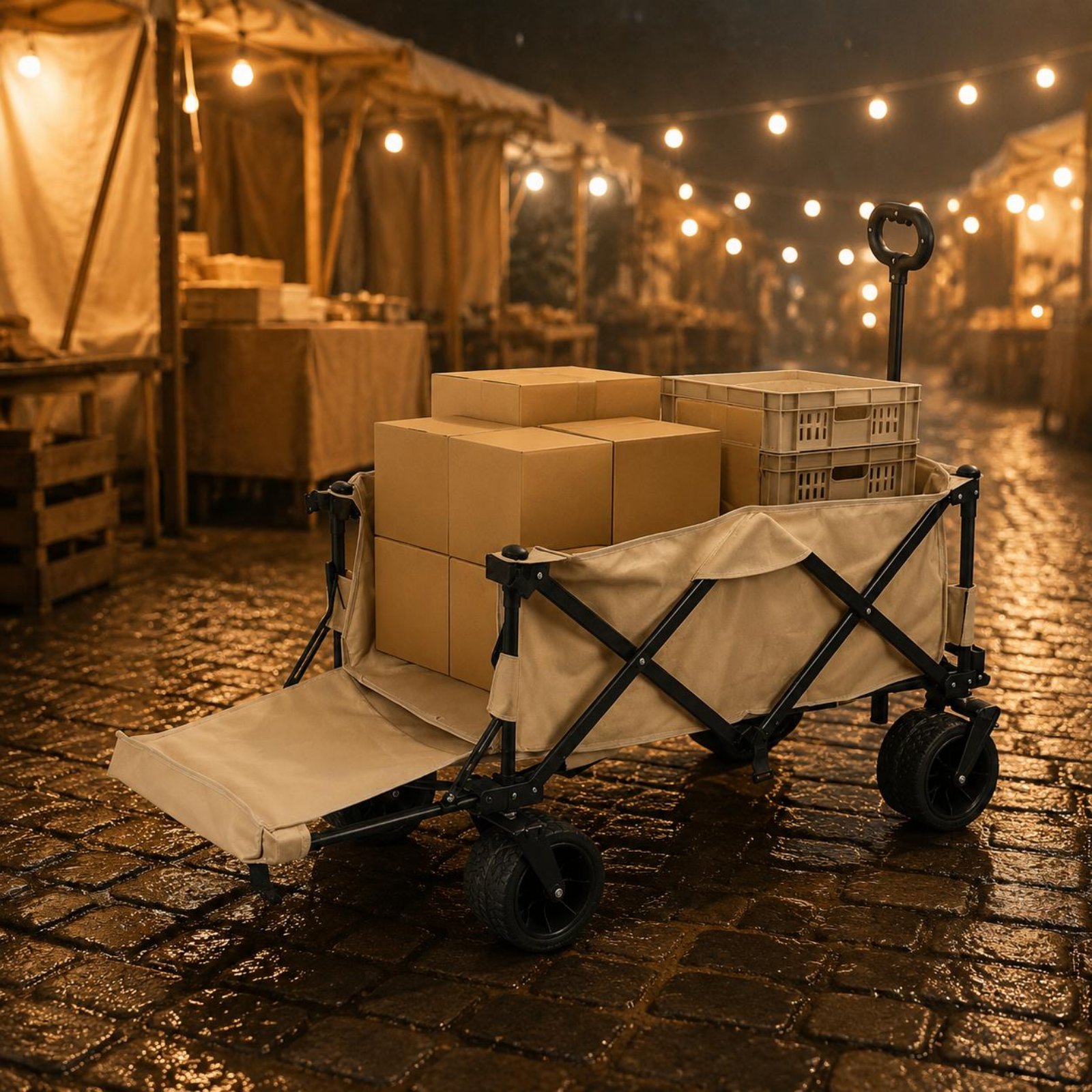 Wagon Table Vehicle Portable C - Outdoor Camping Vehicle ulasan dan harga