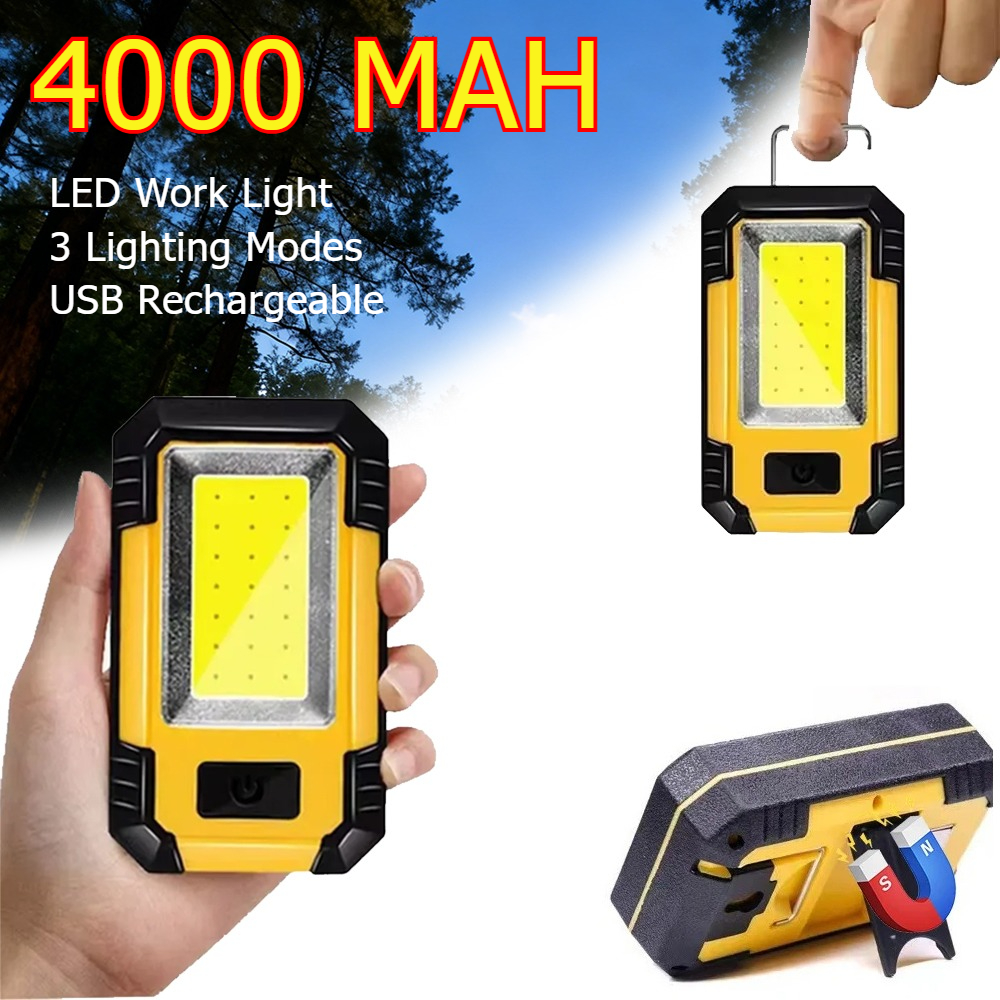 Rechargeable 4000MaH Work Ligh - Outdoor Camping Lantern ulasan dan harga