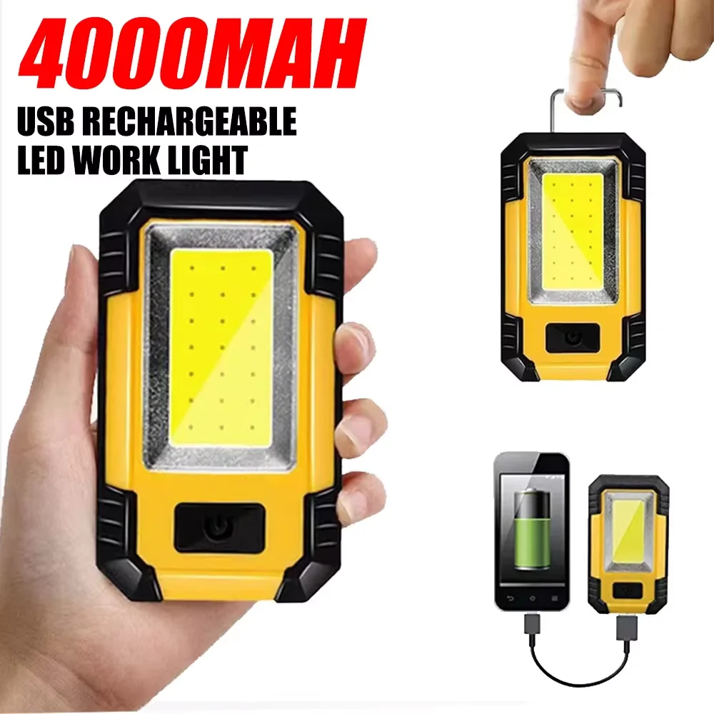 Rechargeable 4000MaH Work Ligh - Outdoor Camping Lantern ulasan dan harga