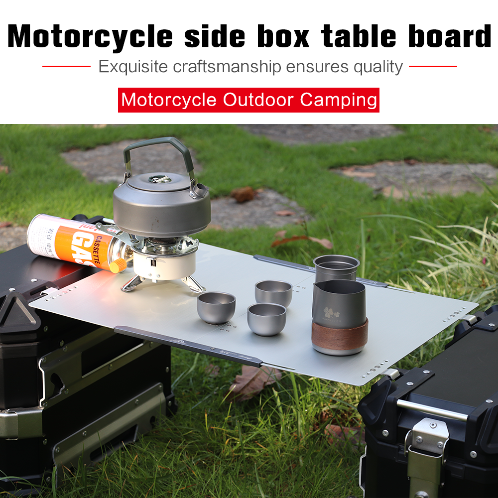 Motorcycle aluminum alloy fold - Outdoor Camping Table With Storage ulasan dan harga