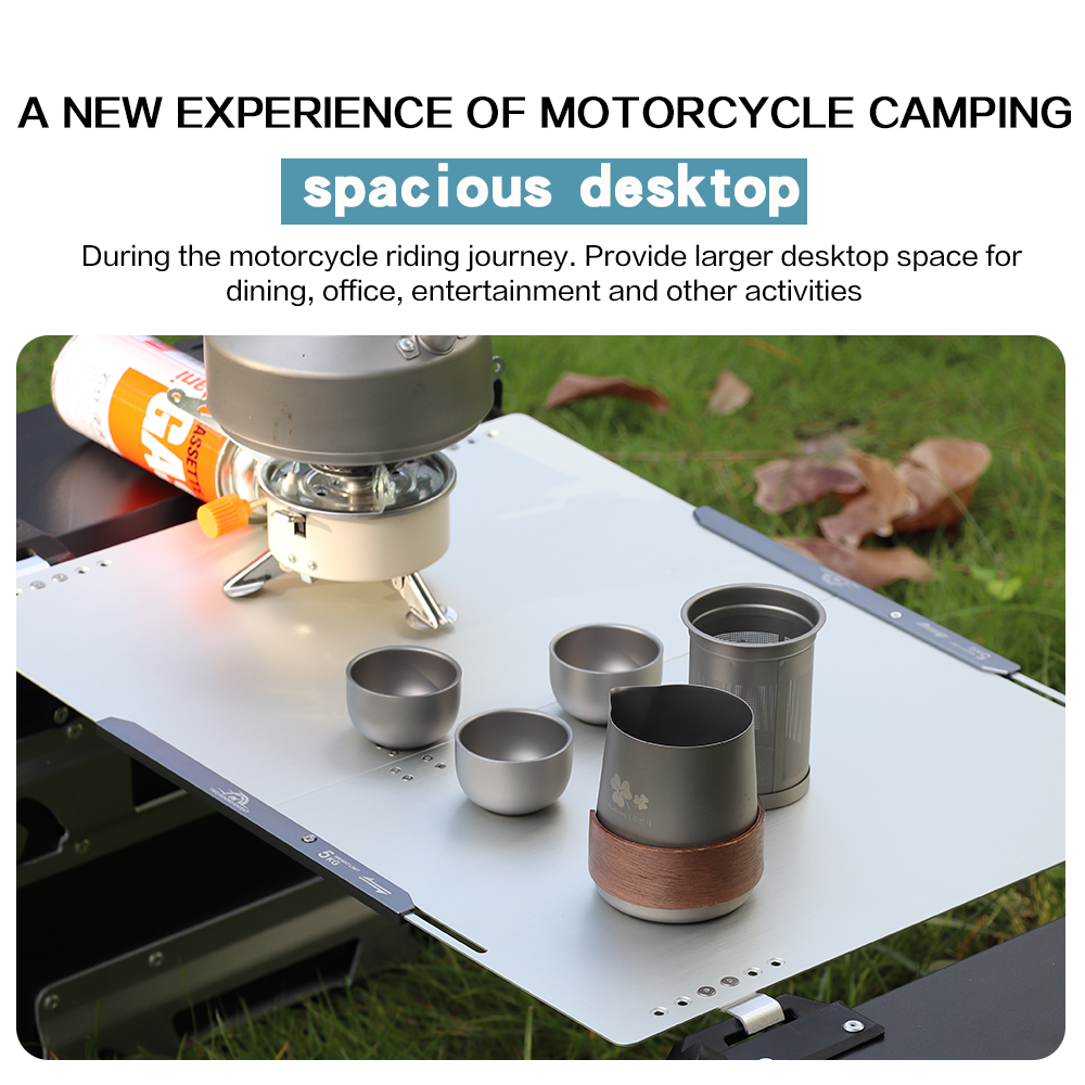 Motorcycle aluminum alloy fold - Outdoor Camping Table With Storage ulasan dan harga