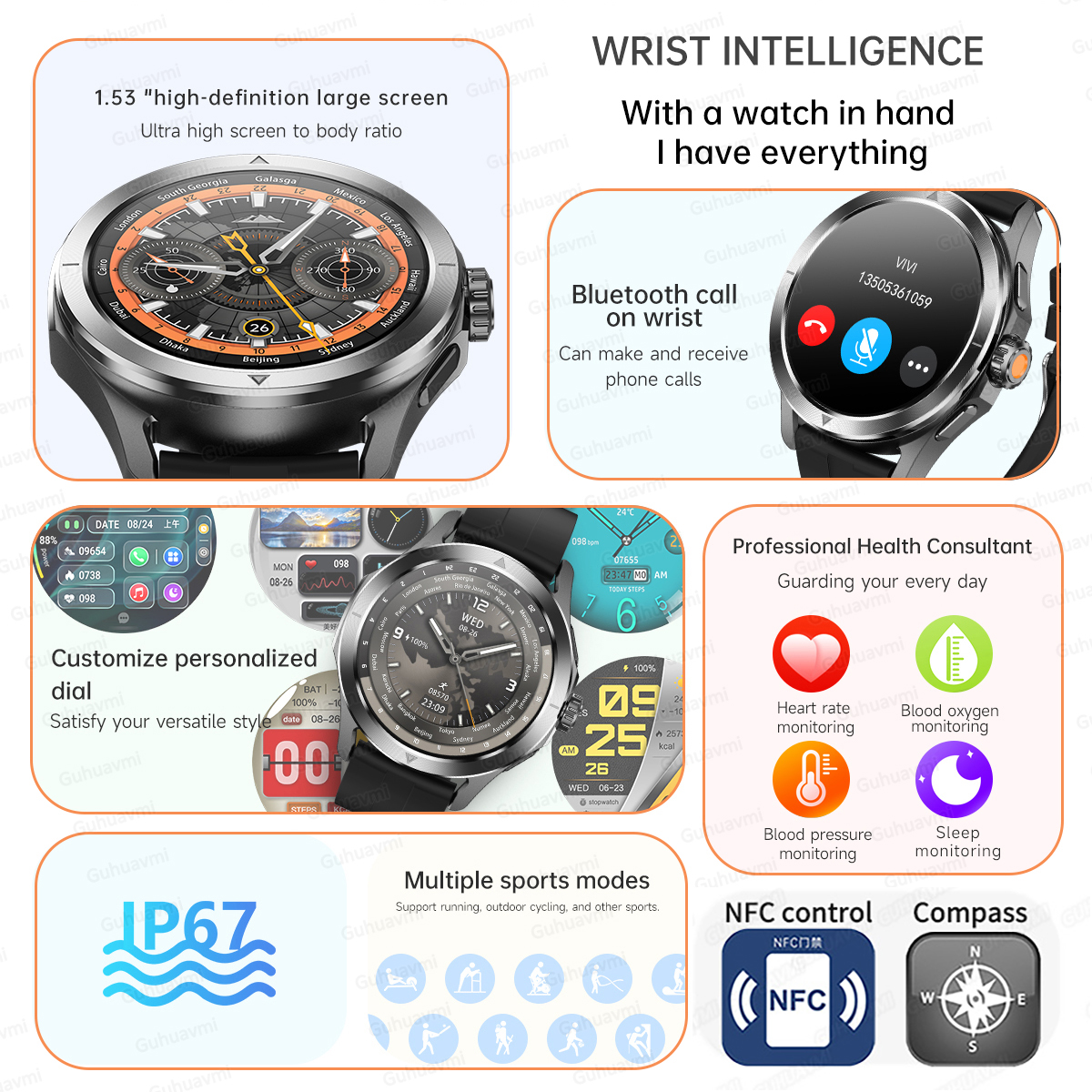 Original S4 Ultra GPS Smart Wa - Outdoor Camping Japan ulasan dan harga