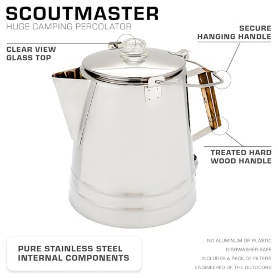 Camping coffee percolator stai - Camp Percolator Coffee ulasan dan harga