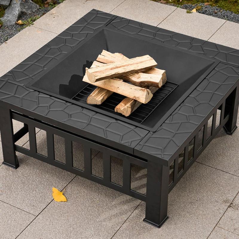 Camping Firewood Stove Square  - Outdoor Camping Fire Pit ulasan dan harga