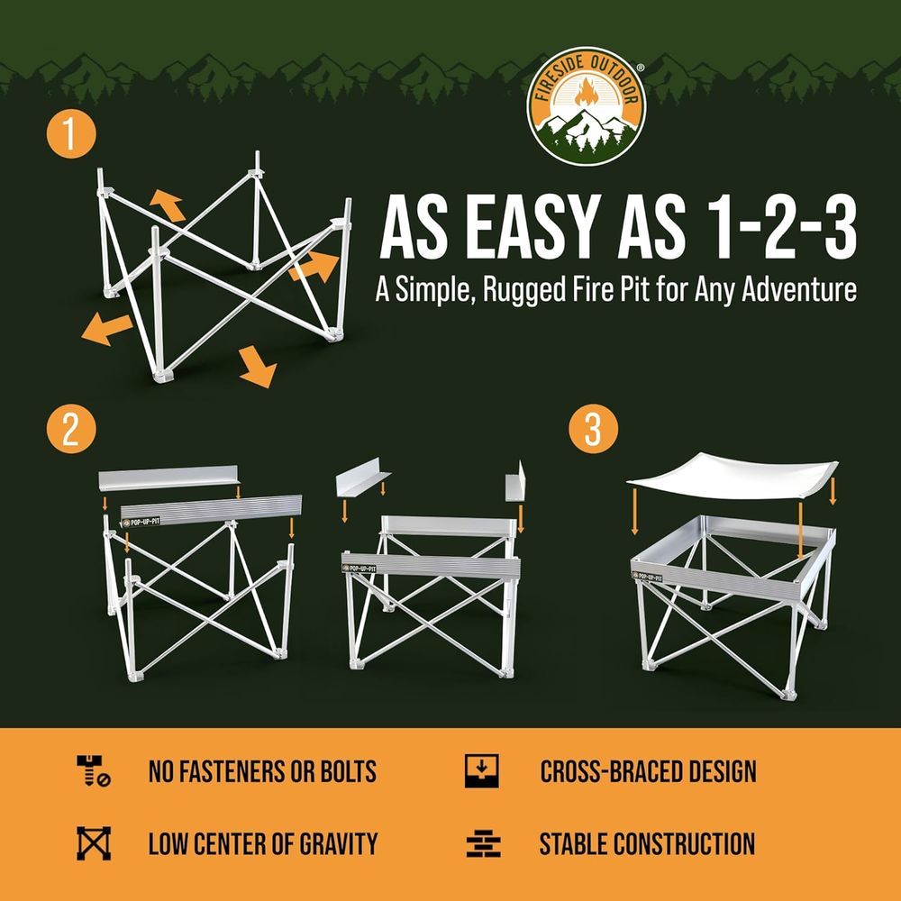 Portable Outdoor Fire Pit for  - Outdoor Camping Fire Pit ulasan dan harga
