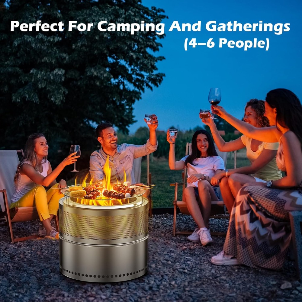 Smokeless Fire Pit Outdoor, 20 - Outdoor Camping Fire Pit ulasan dan harga