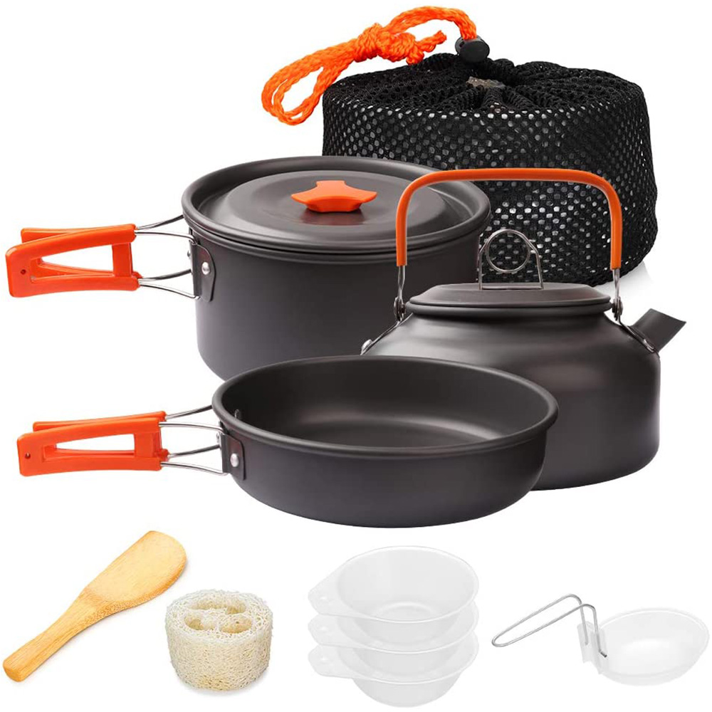 1pcs/1set Camping Cookware Kit - Outdoor Camping Kitchen Set ulasan dan harga