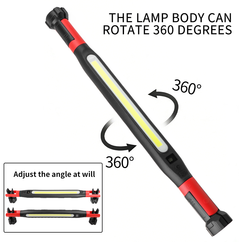 COB Work Light Type‑C Recharge - Outdoor Camping Vehicle ulasan dan harga