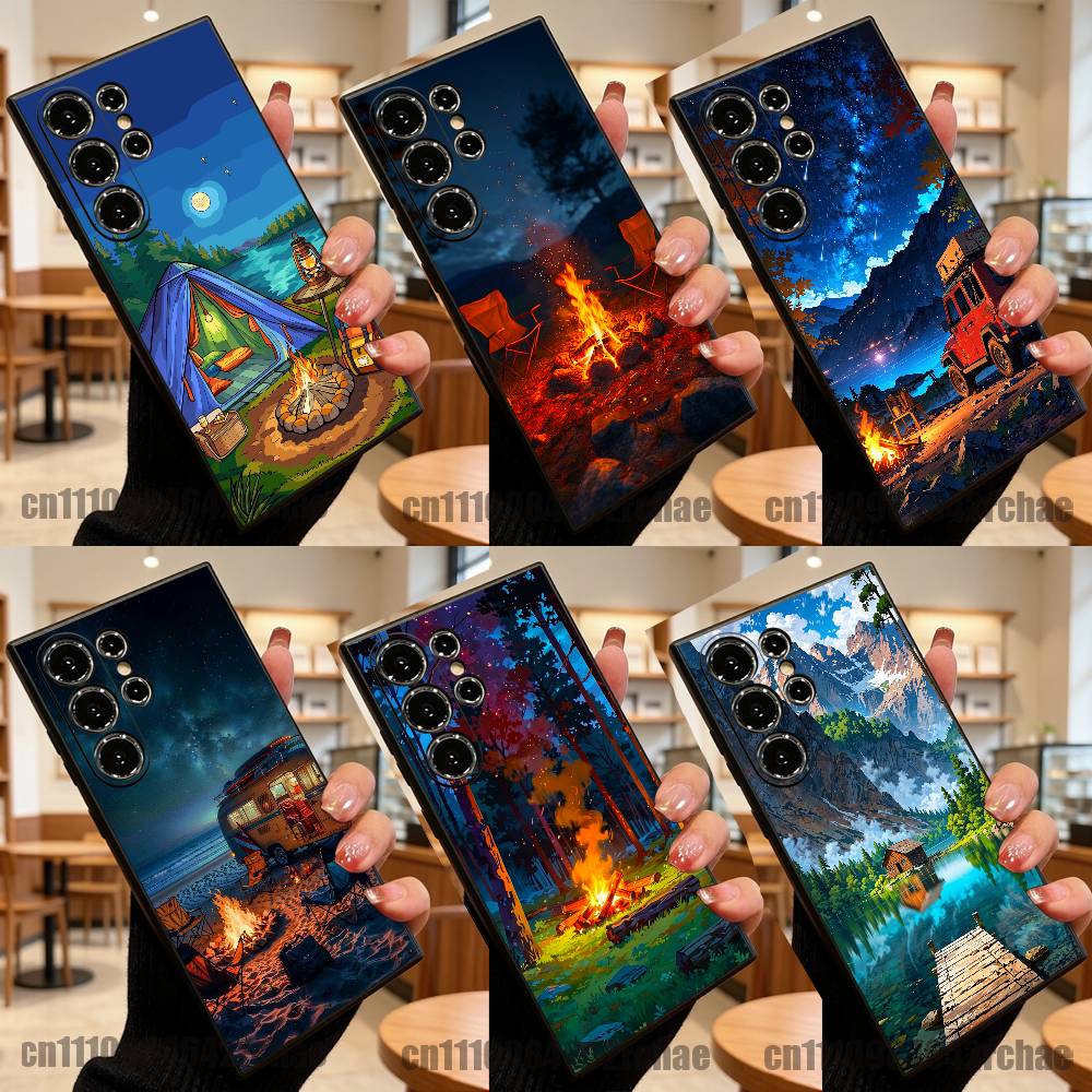 For Outdoor Camping Bonfire Wa - Outdoor Camping Wallpaper ulasan dan harga