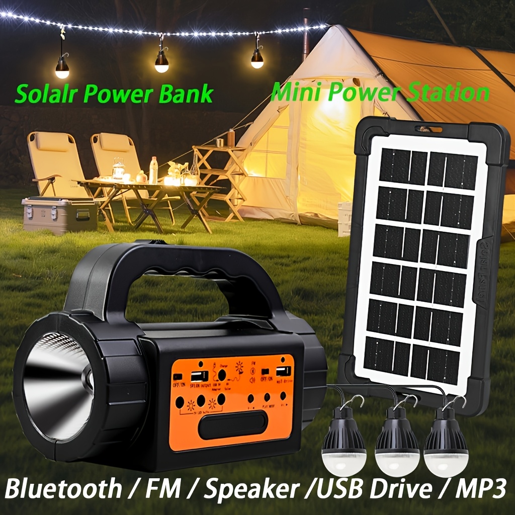 Solar Rechargeable Camping Lig - Outdoor Camping Lantern ulasan dan harga