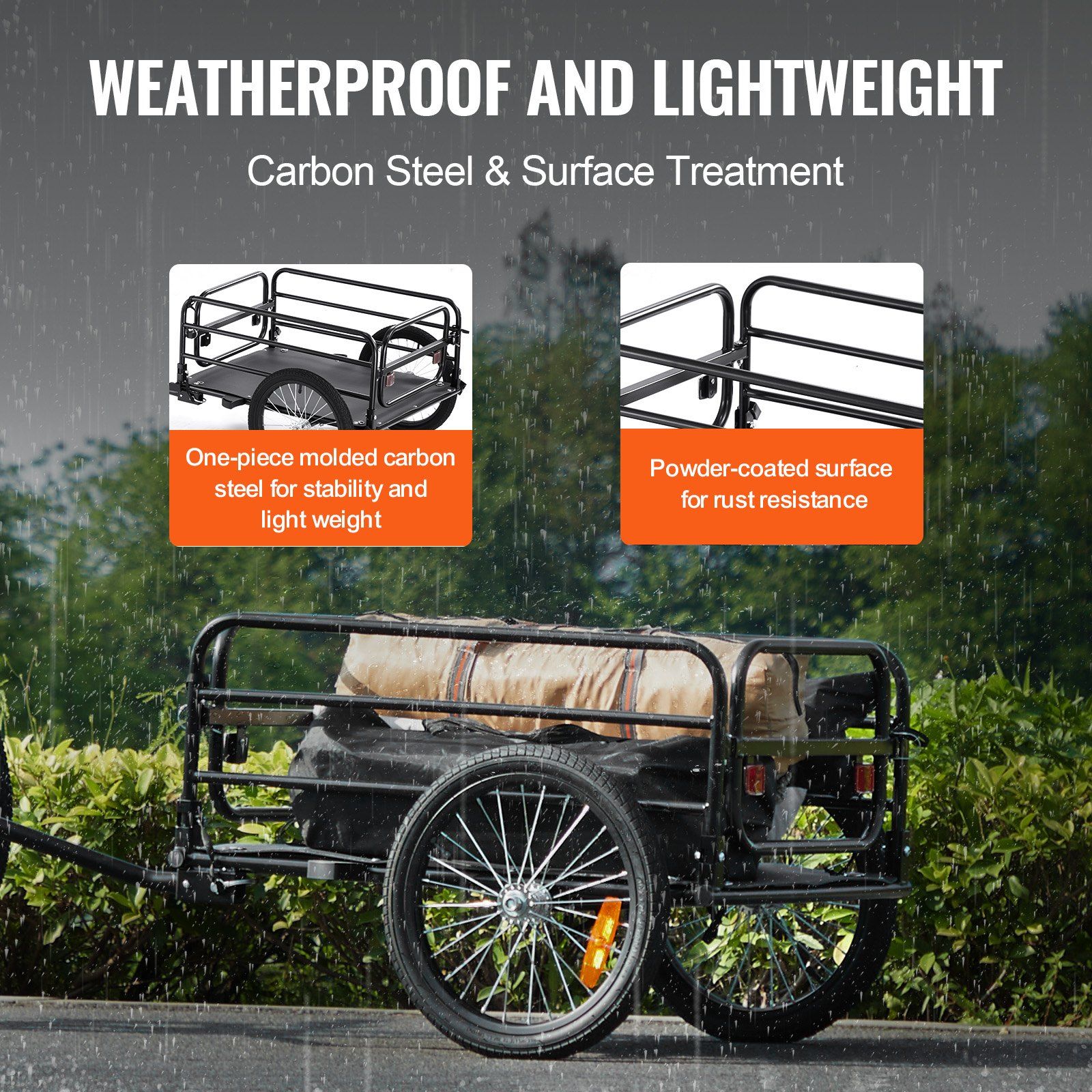 Bike Cargo Trailer Foldable Wa - Outdoor Camping Shop ulasan dan harga