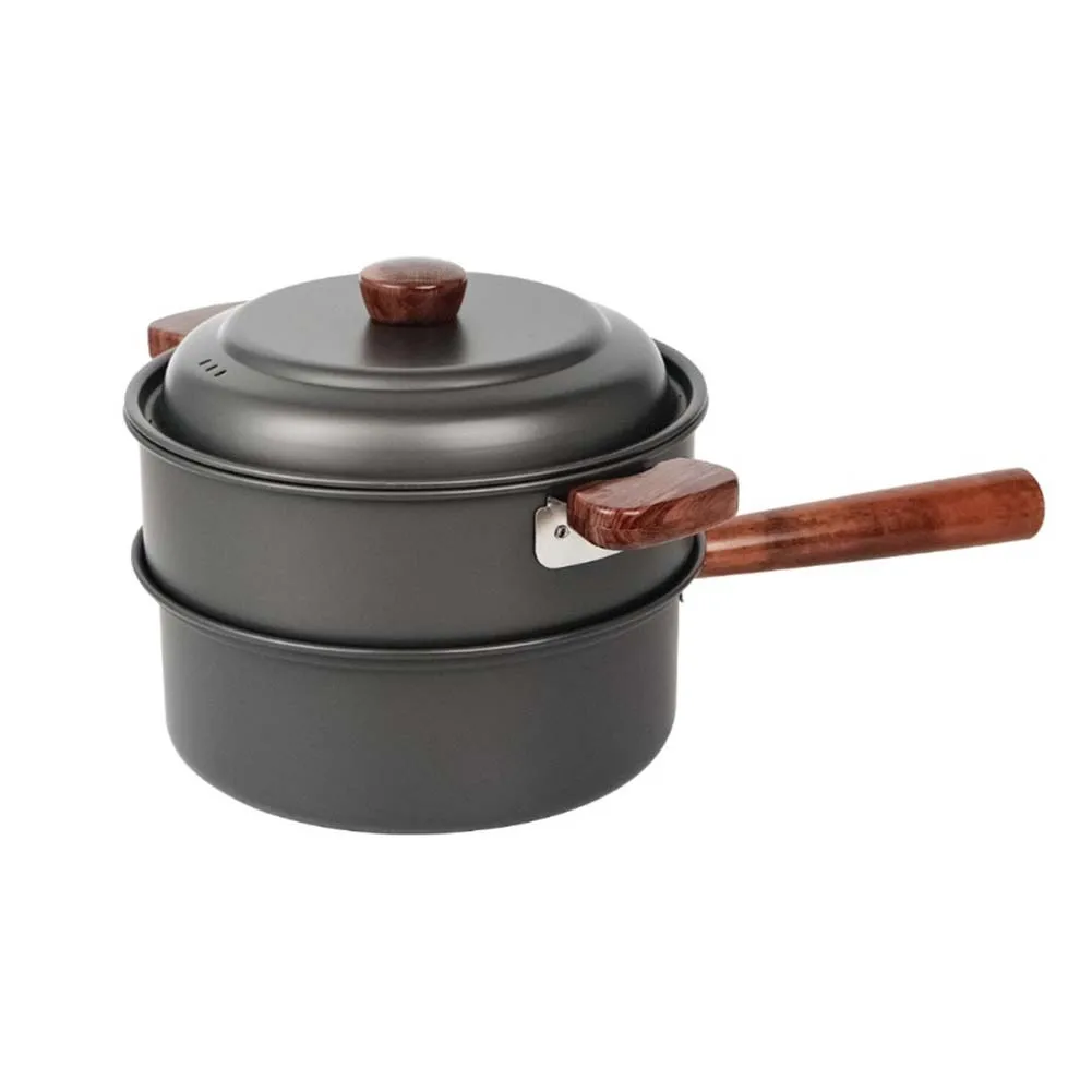 3L Camping Cooking Pot Set Alu - Outdoor Camping Kitchen Set ulasan dan harga