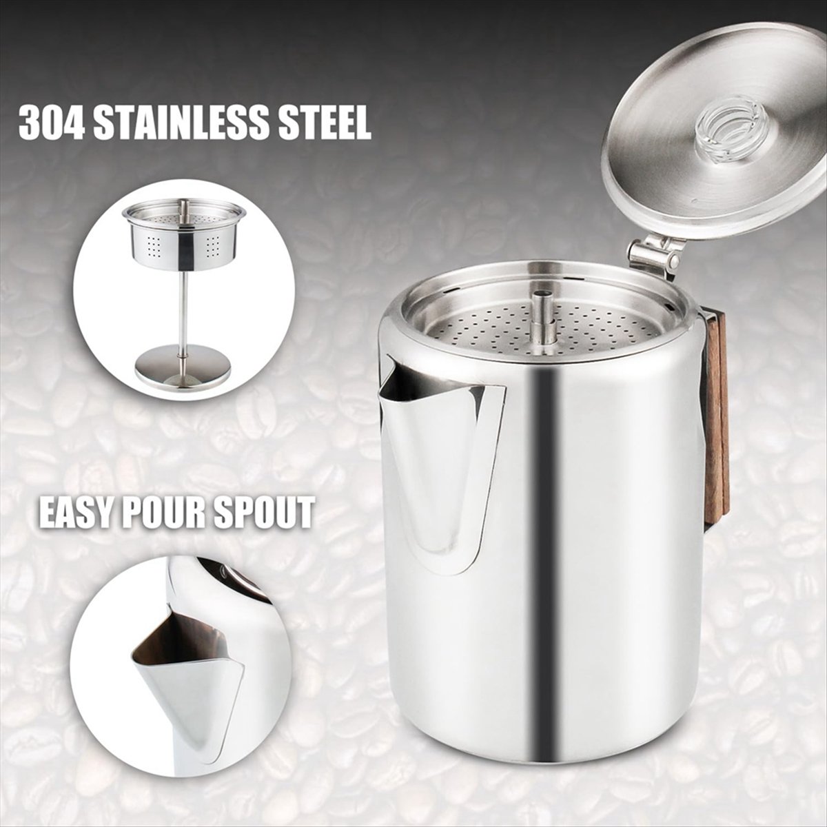 A56K Coffee Percolators Stovet - Camp Percolator Coffee ulasan dan harga