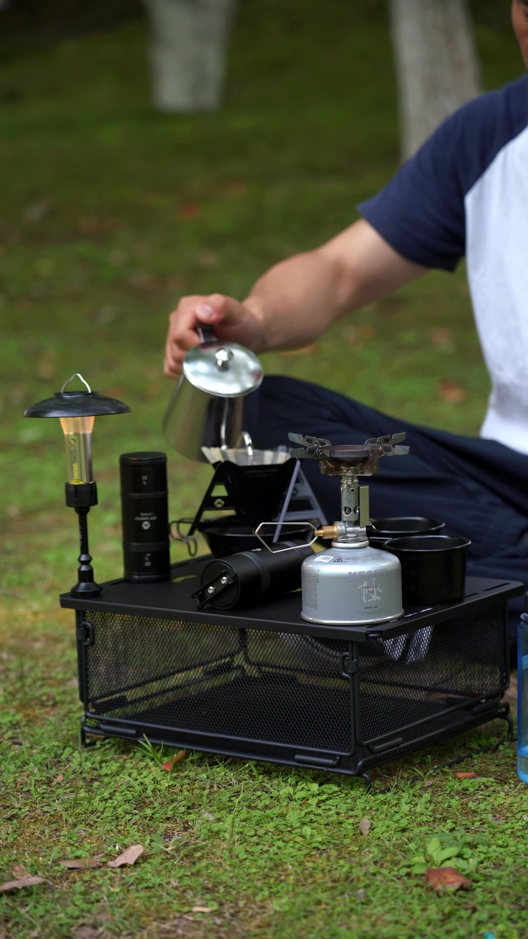 CAMPINGMOON Outdoor IGT Table  - Outdoor Camping Table With Storage ulasan dan harga