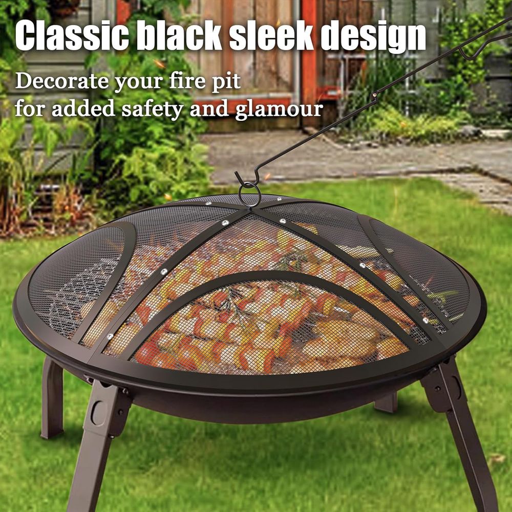 40 Outdoor Fire Pit Mesh Cover - Outdoor Camping Fire Pit ulasan dan harga