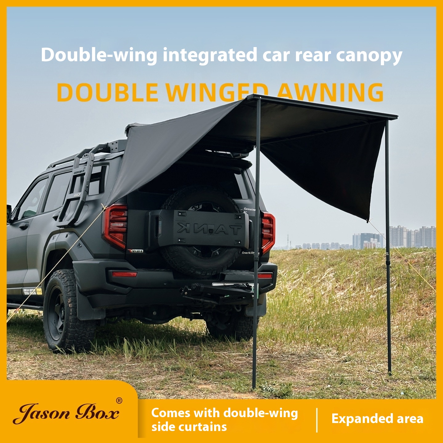 Aluminum Alloy Black Double-wi - Outdoor Camping Car Tail Tent ulasan dan harga