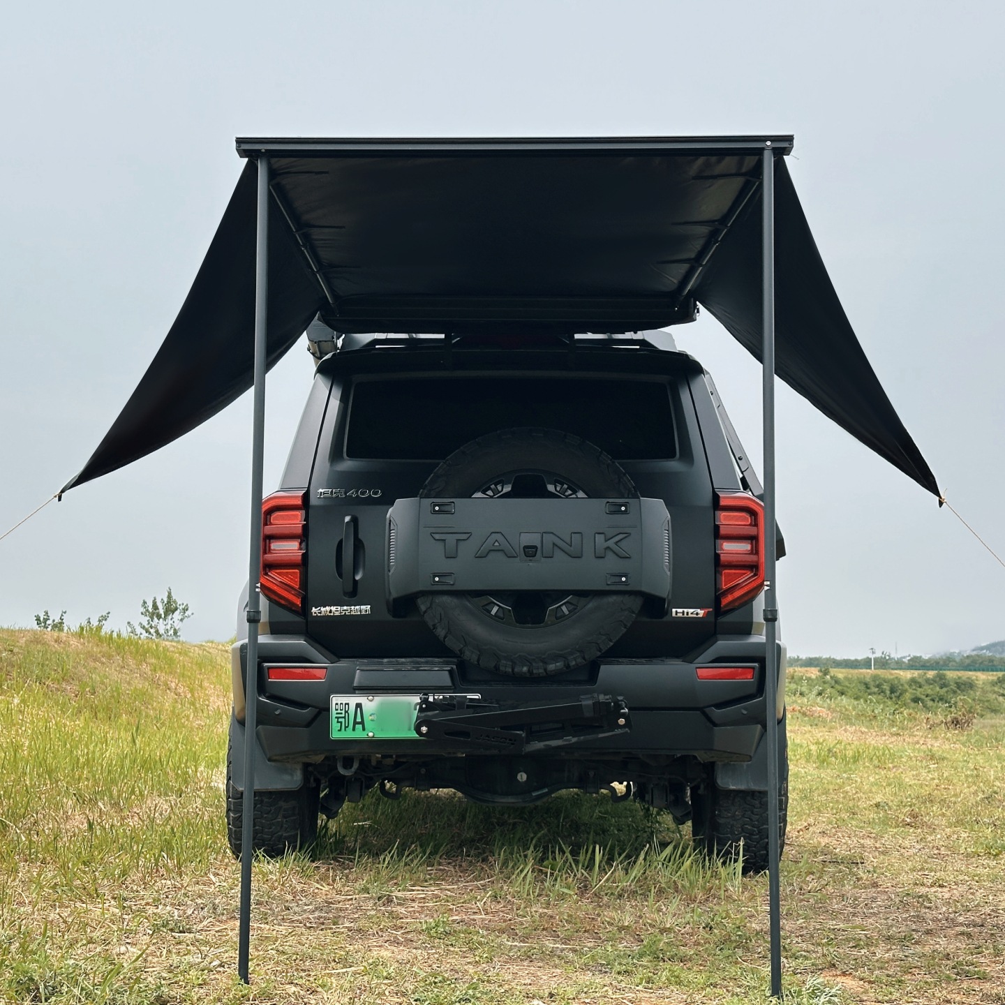 Aluminum Alloy Black Double-wi - Outdoor Camping Car Tail Tent ulasan dan harga