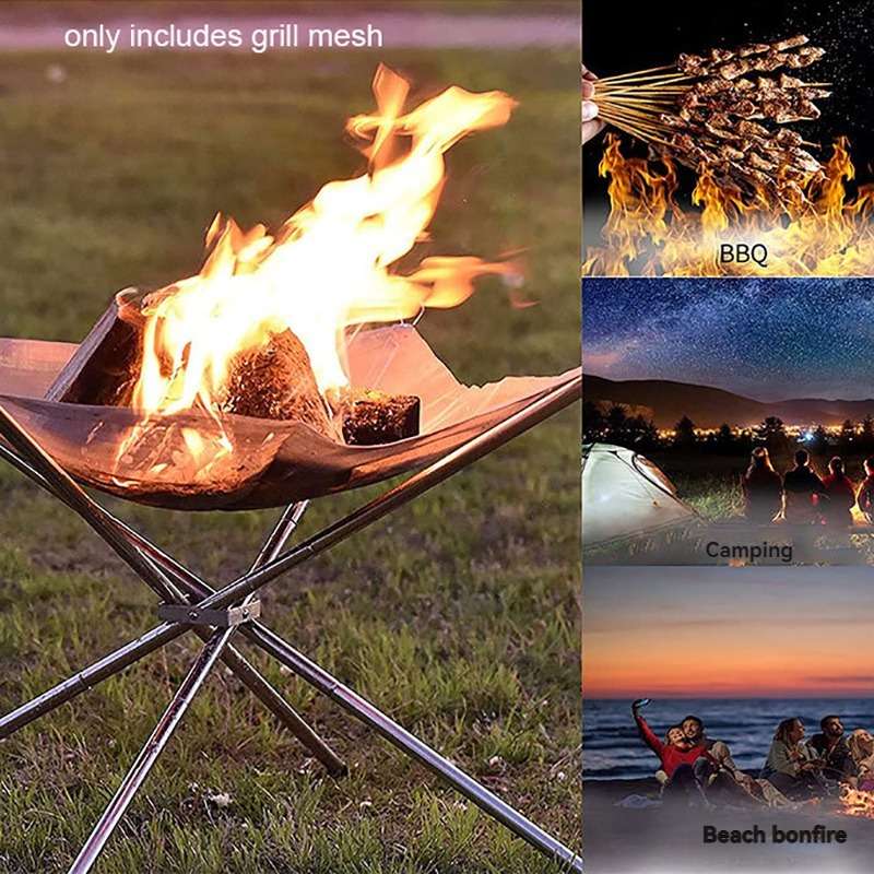 Portable Fire Pit Durable Outd - Outdoor Camping Fire Pit ulasan dan harga